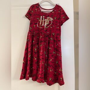 Harry Potter Red Pleated Dress